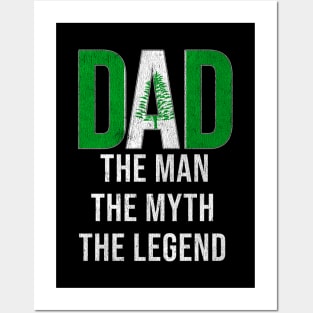 Niuean Dad The Man The Myth The Legend - Gift for Niuean Dad With Roots From Niuean Posters and Art